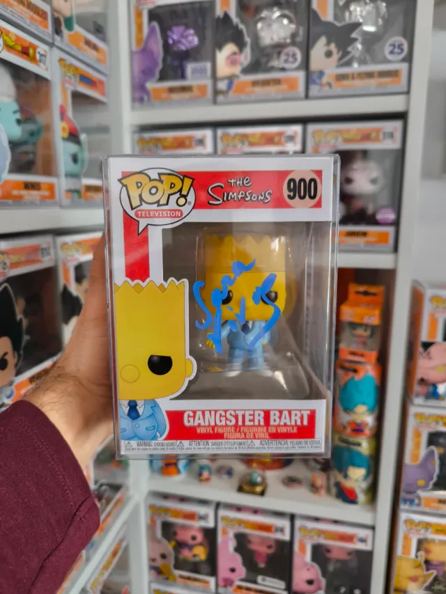 Funko Pop! The Simpsons Gangster Bart 900 firmado