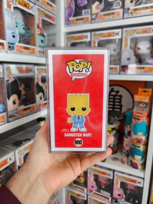 Funko Pop! The Simpsons Gangster Bart 900 firmado