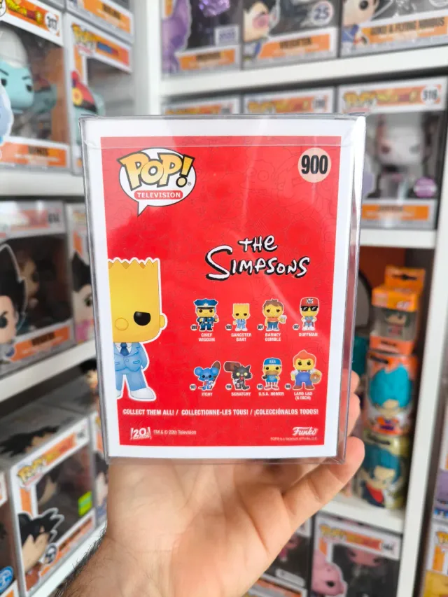 Funko Pop! The Simpsons Gangster Bart 900 firmado
