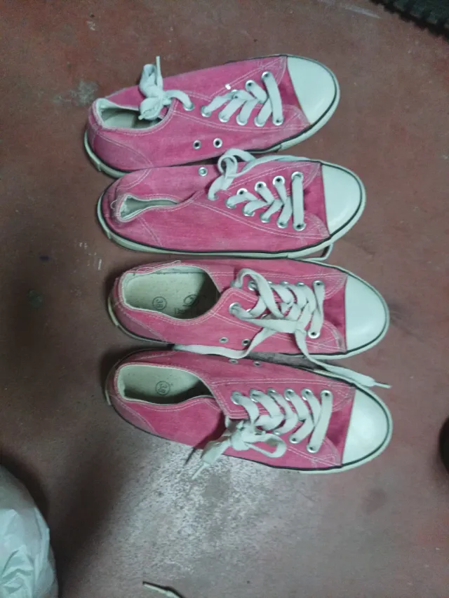 Zapatillas rosas talla 38