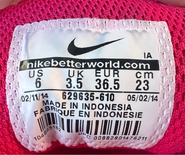 Zapatillas Nike Internationalist Rosa - Talla 36.5
