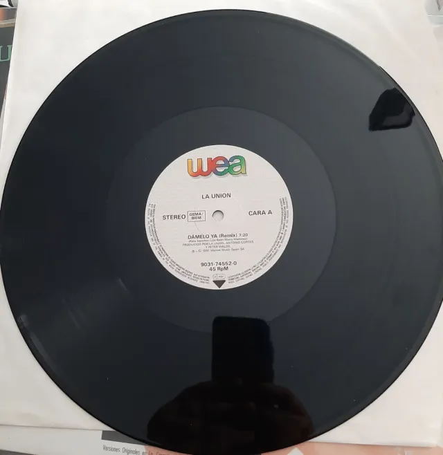 La Unión - Dámelo Ya Vinilo Pop Rock Español