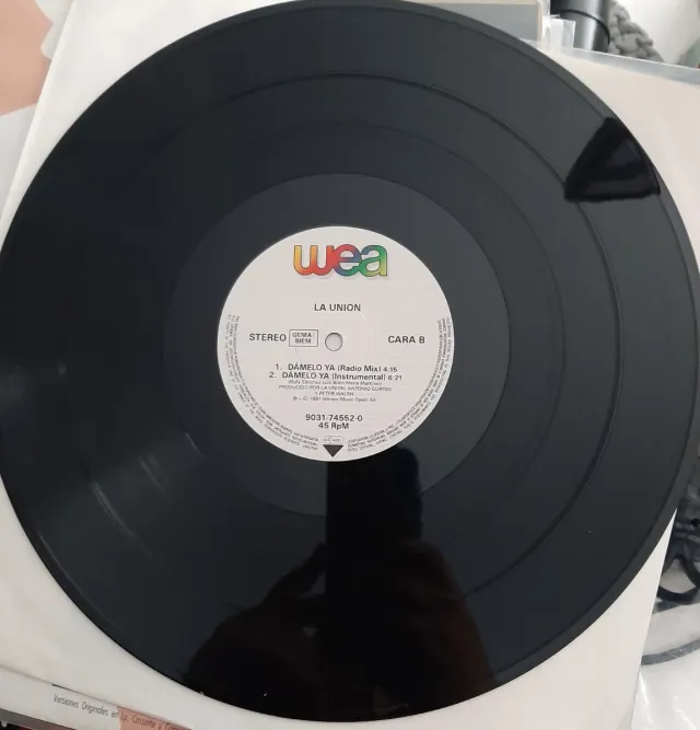 La Unión - Dámelo Ya Vinilo Pop Rock Español