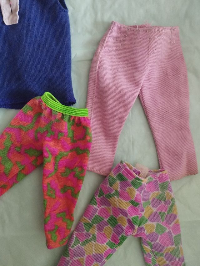 Lote Ropa Barbie Años 80/90
