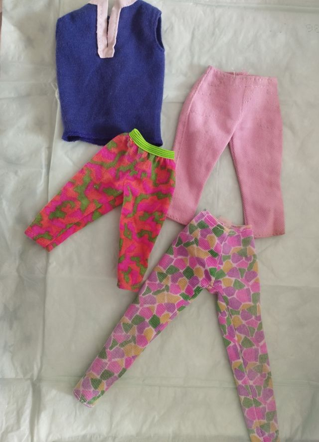 Lote Ropa Barbie Años 80/90
