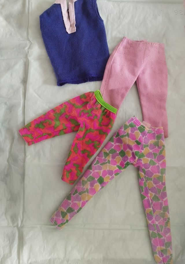 Lote Ropa Barbie Años 80/90