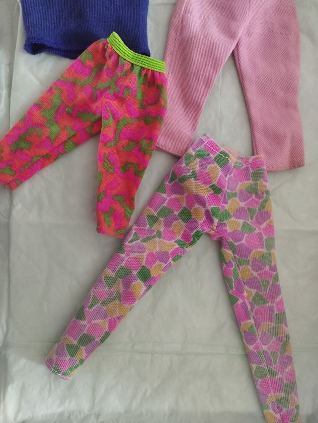 Lote Ropa Barbie Años 80/90
