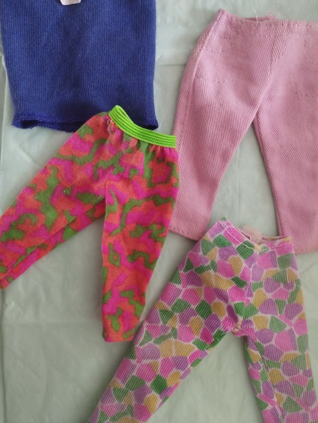Lote Ropa Barbie Años 80/90