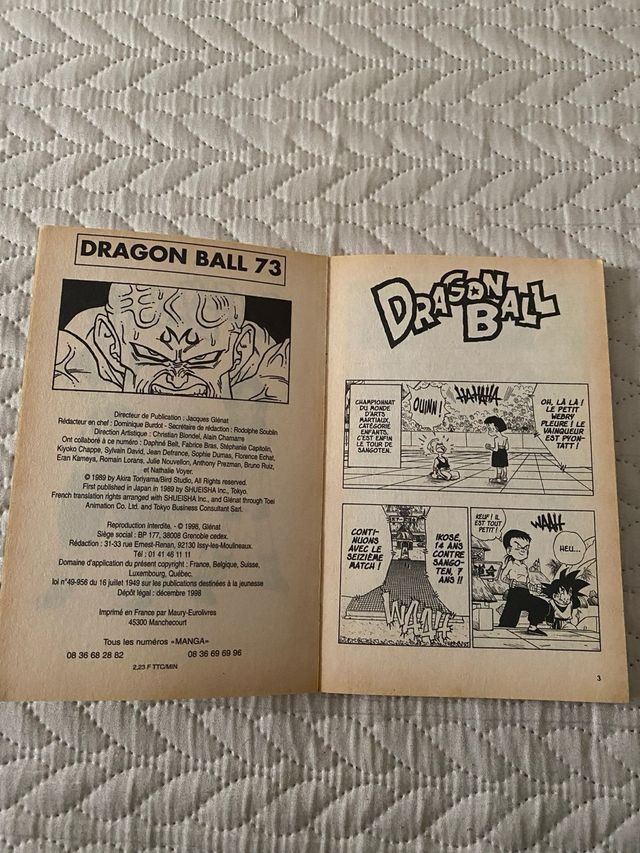 Comic Dragon Ball.
Nº 73 La finale des juniors.