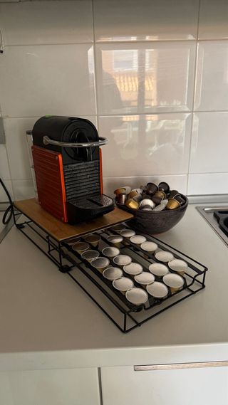 Cafetera Nespresso Pixie Naranja