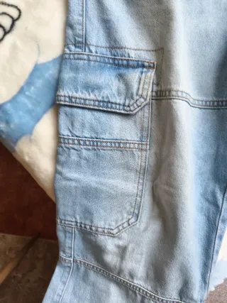 Pantalón Baggy Bershka Talla M