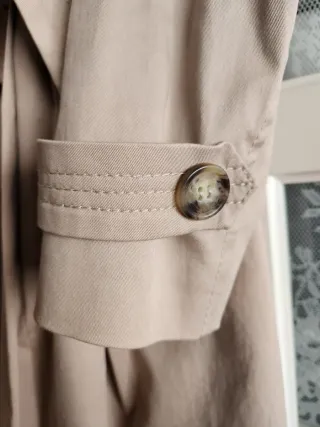 Gabardina Holy Preppy Talla S Beige