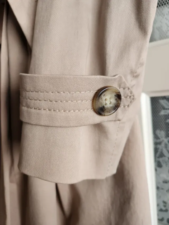 Gabardina Holy Preppy Talla S Beige