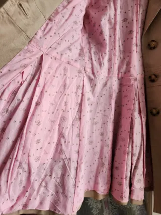 Gabardina Holy Preppy Talla S Beige