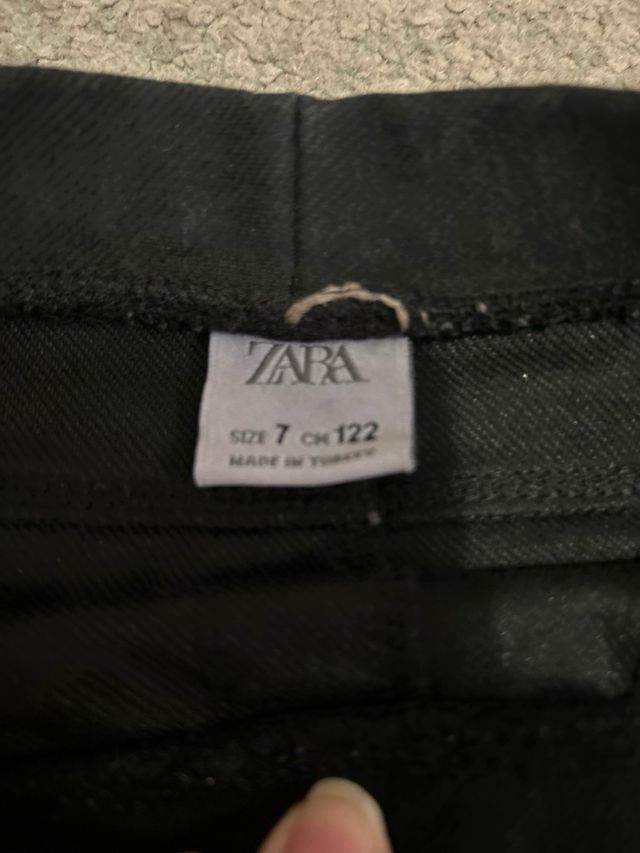 2 Leggings Zara T7 Negro