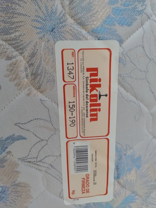 Canapé y Colchón Pikolin