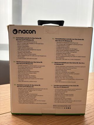 Mando Nacon Pro Compact Xbox/PC Negro