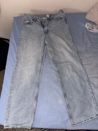 Pantalones vaqueros anchos azules