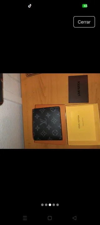 Cartera de piel para hombre nueva