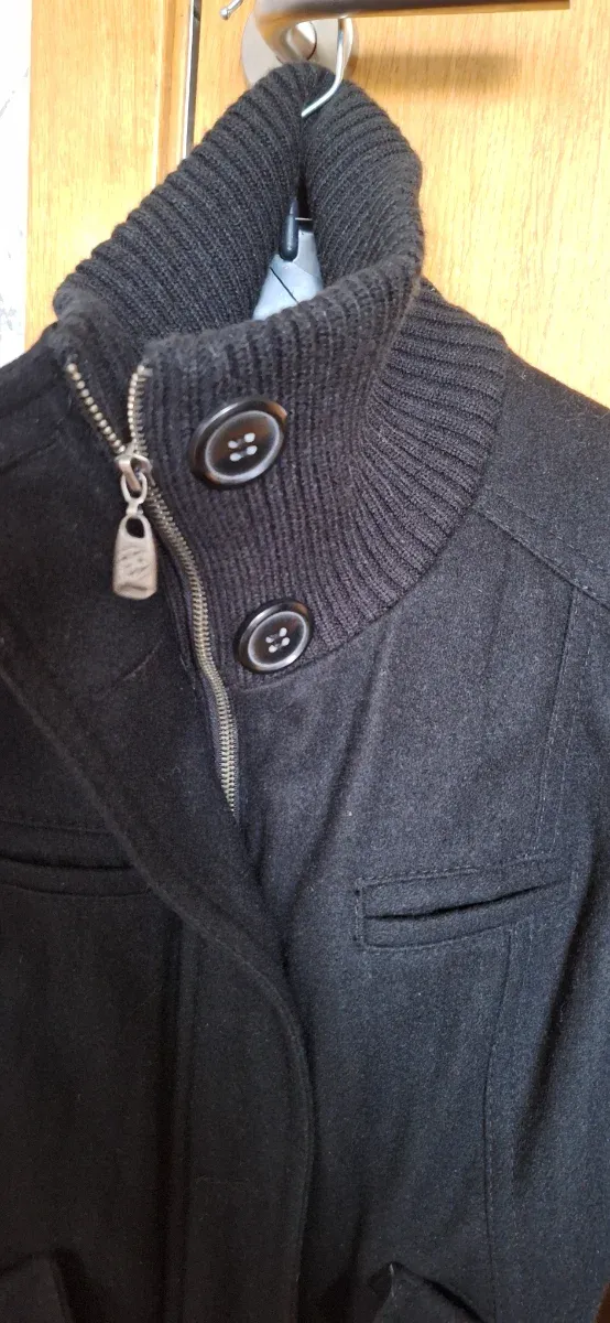 Chaqueta bomber negra mujer