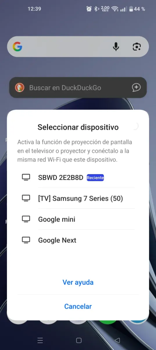 Miracast duplicador señal móvil.