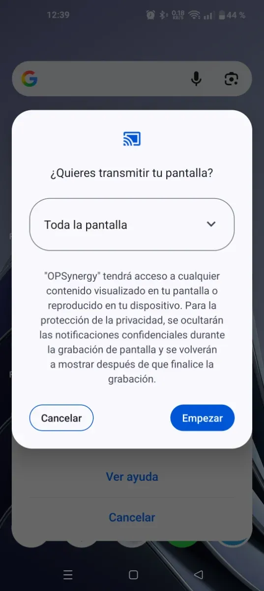 Miracast duplicador señal móvil.