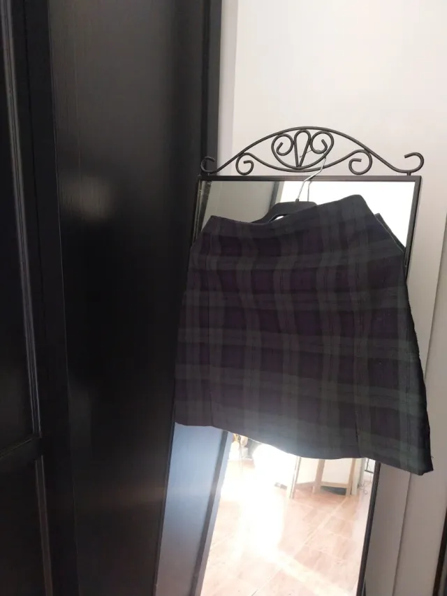 Minigonna a quadri scolastica taglia S