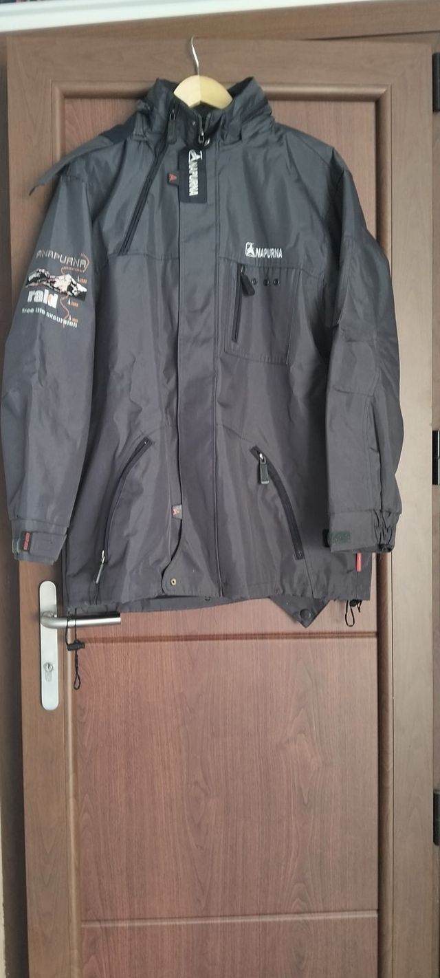 Cazadora Anapurna Negra y Gris doble Ski