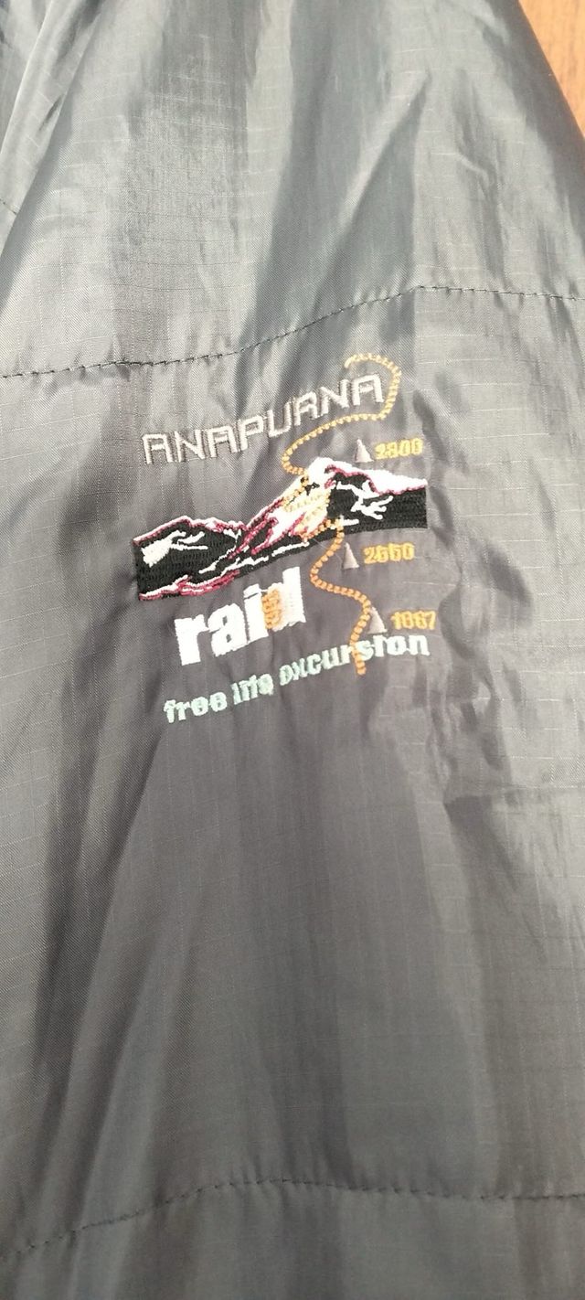 Cazadora Anapurna Negra y Gris doble Ski