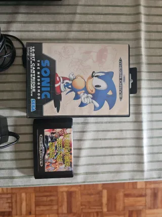 Consola Sega Mega Drive Negra