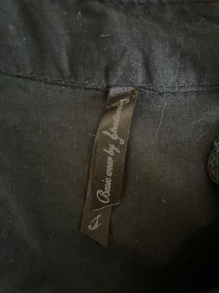 Blusa Stradivarius negra talla S