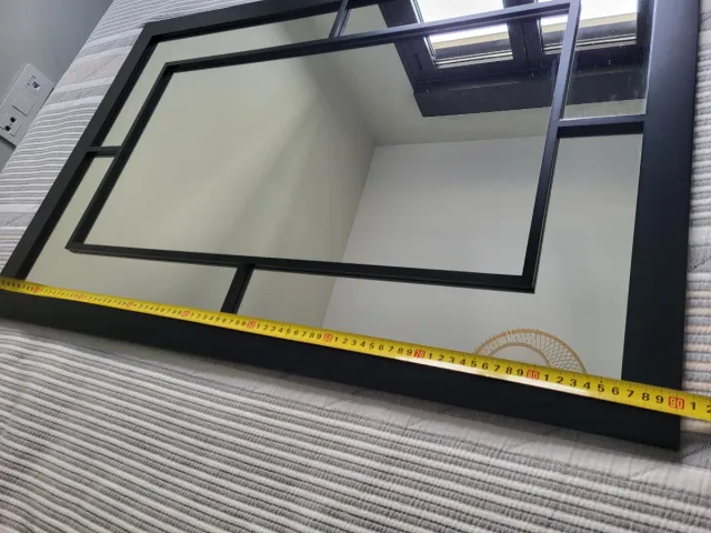 Espejo decorativo negro