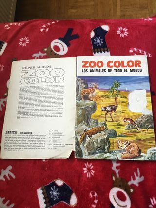 Álbum Cromos Zoo Color - Los Animales del Mundo