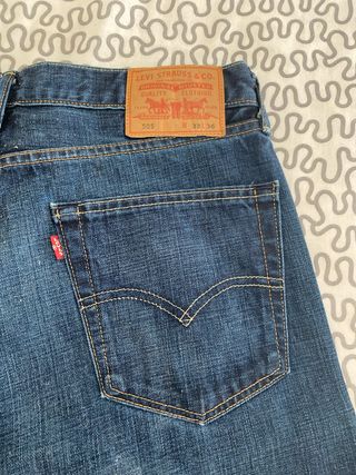 Pantalón Levis 505 Chico Original Azul