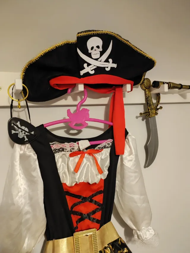 Disfraz Pirata Niña Talla S (7-8 años)