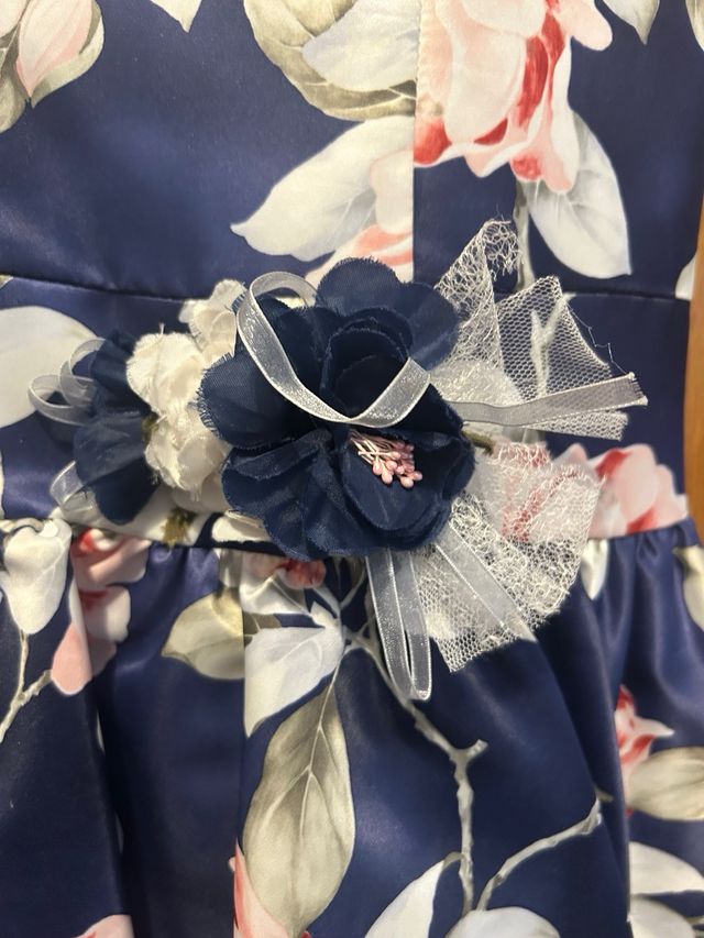 Vestido Lulu T8 floral azul