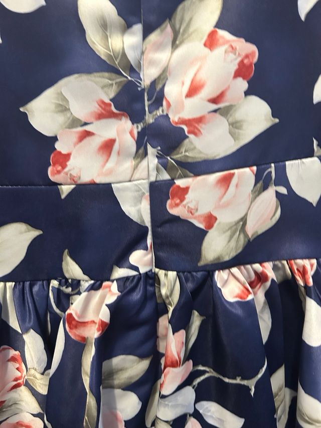 Vestido Lulu T8 floral azul