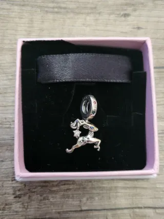 Pandora Reno Navidad plata Multicolor Plata