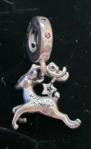 Pandora Reno Navidad plata Multicolor Plata