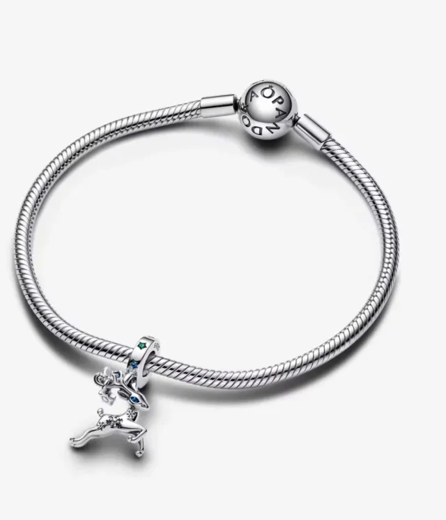 Pandora Reno Navidad plata Multicolor Plata