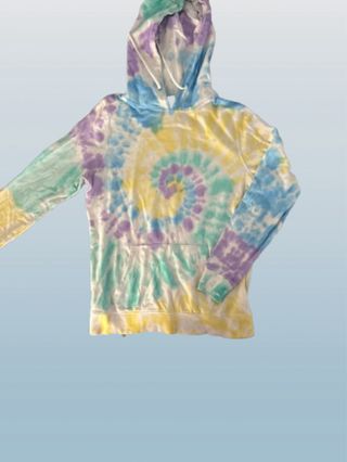 Felpa donna tie-dye