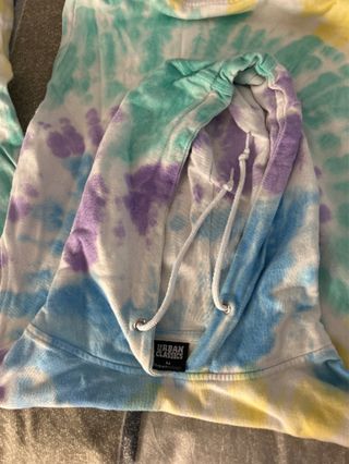 Felpa donna tie-dye