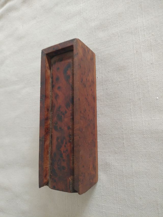 Juego de 5 dados con caja hechos a mano