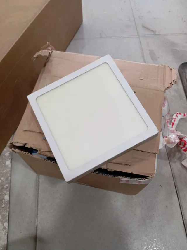 Plafón LED Cuadrado Blanco