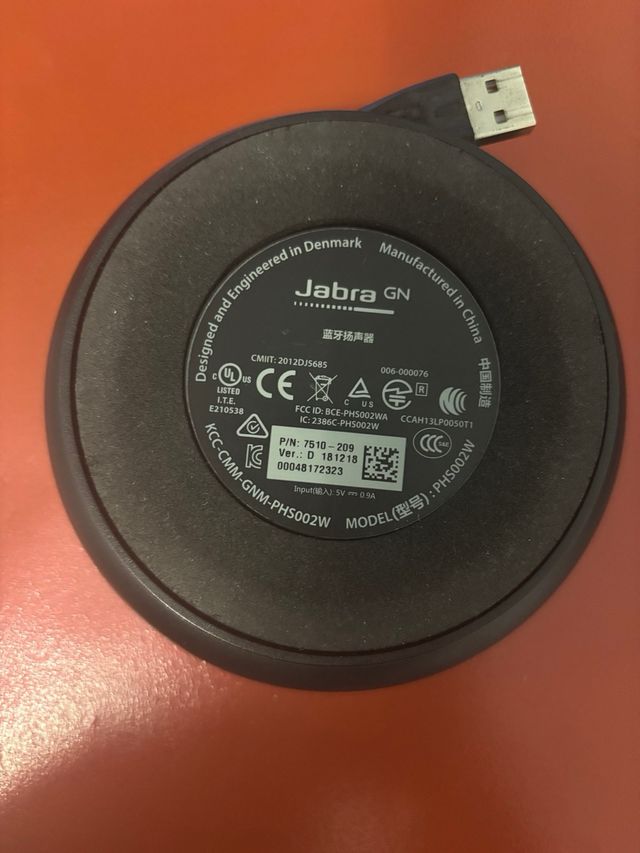 Altavoz Jabra Speak PHS002W Negro