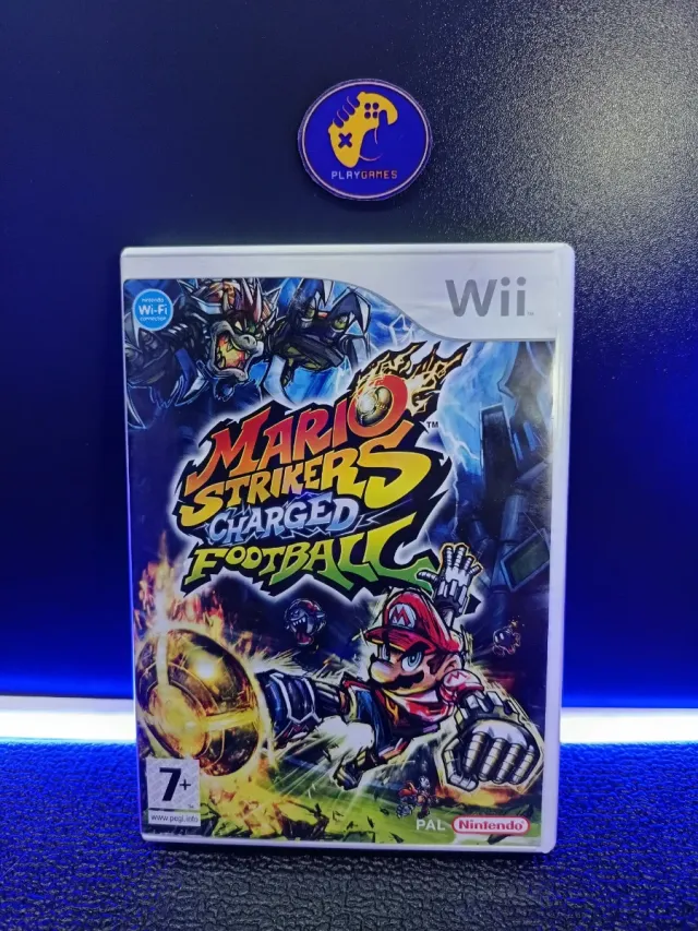 Mario Strikers Charged Football per Wii in buone condizioni con manuale
