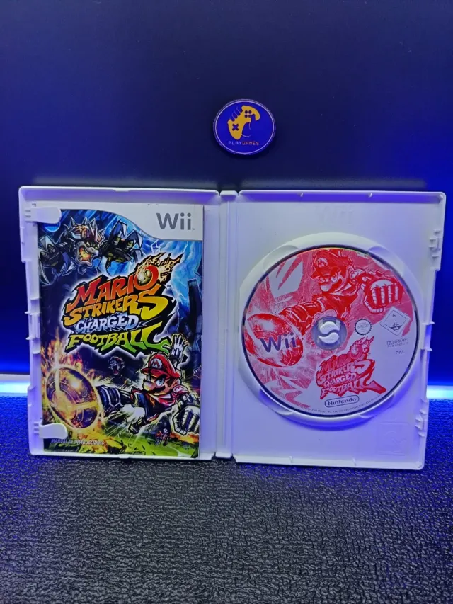 Mario Strikers Charged Football per Wii in buone condizioni con manuale