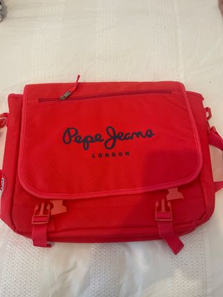 Bolsa Pepe Jeans Roja para portátil