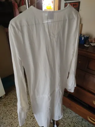 Camicia bianca pizzo taglia M