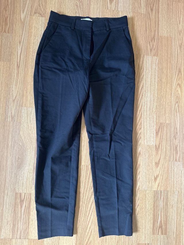 Pantalón H&M Talla 36 Mujer Negro